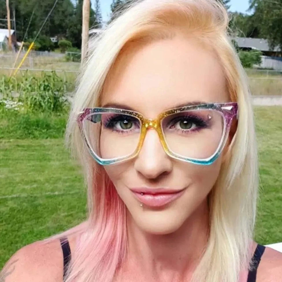 Oversized Blue Light Eyeglasses