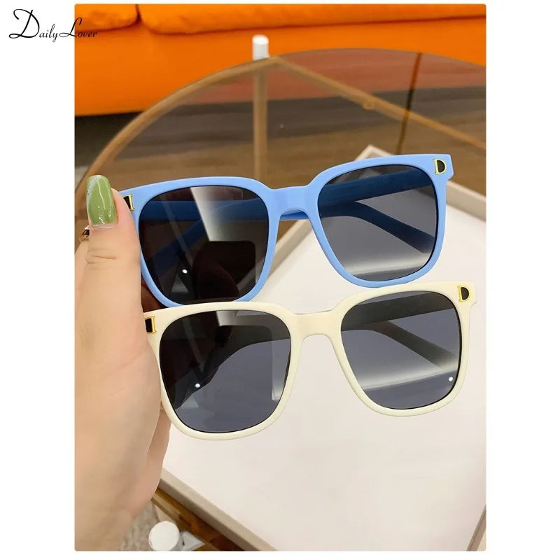 1PC Outdoor Sports Kids Square Sunglasses UV400 Protection Flexible Silicone Glasses Shades for Boys Girls Sunglasses