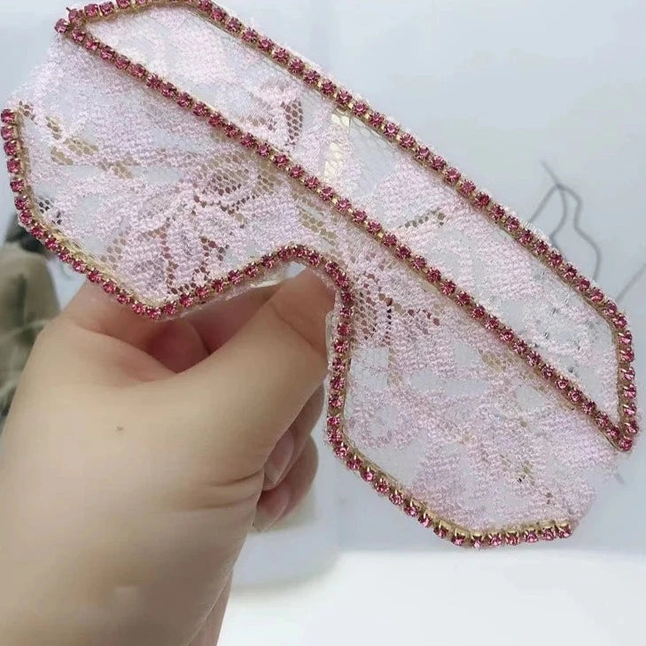 Floral Lace Sunglasses Rhinestone
