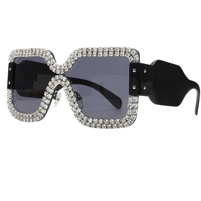 Borderless Square Retro Sunglasses