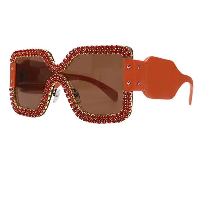 Borderless Square Retro Sunglasses