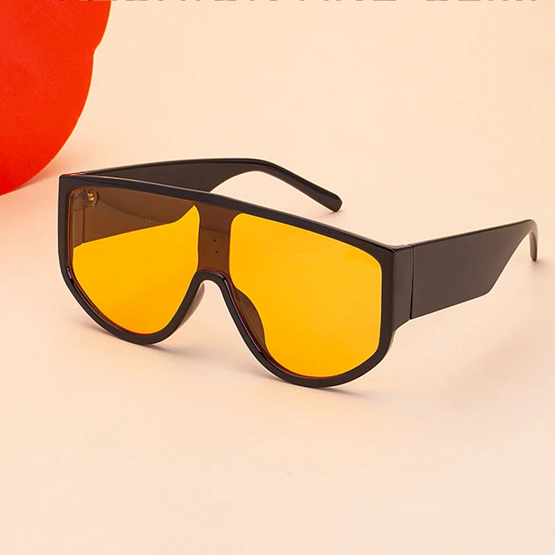 Oversized Flat Top Sunglasses