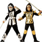 Halloween Ninja Costume for Boys Kids Dragon Ninja Costumes Hooded Shirt Pants With Mask Purim Carnival Party Clothing