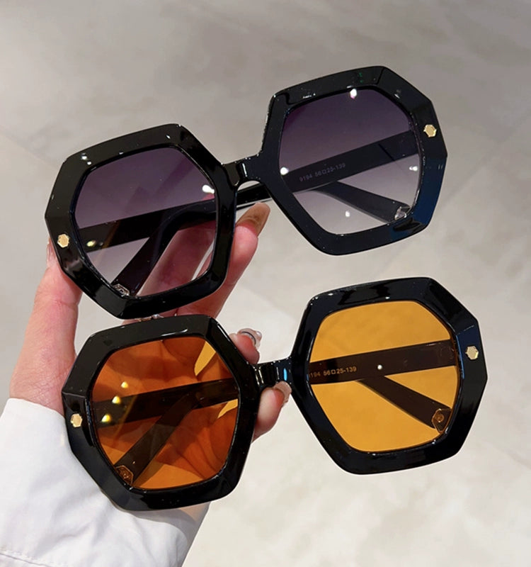 Personality Hexagonal Sunglasses