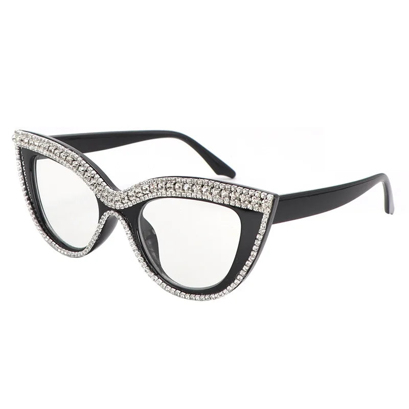 Rhinestone Cat Eye Reading Glasses