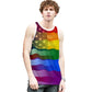 Pride LGBT fashion tank tops boy Gay Love Lesbian Rainbow Flag summer vest bodybuilding Sleeveless shirt fitness tank top men