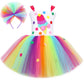 Candy Ice Cream Princess Dresses for Girls Rainbow Birthday Tutu Outfits Christmas Halloween Costumes Child Cake Smash Clothes