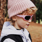 Fashion Kids Silicone Frame TAC Polarized Sun Glasses Soft TR90 UV400 Wrap Around Sport Sunglasses for Boys Girls Shades