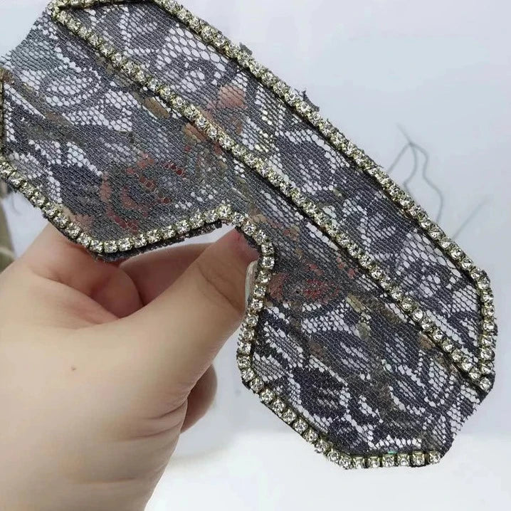 Floral Lace Sunglasses  Rhinestone