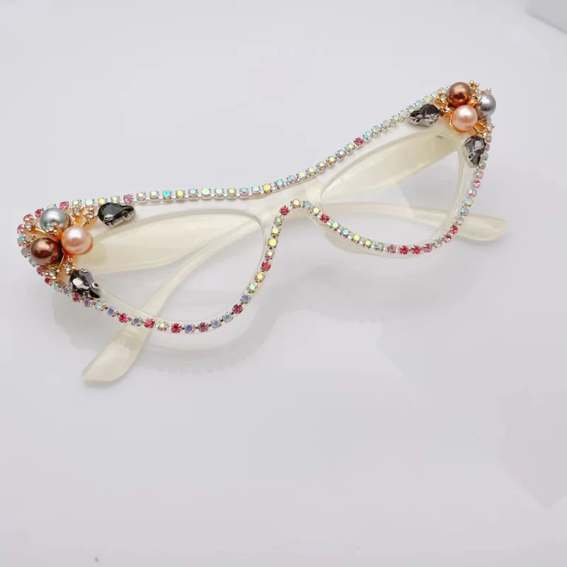 Rhinestone fashion glasses