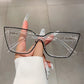 Triangle Cat Eye Rim Blue Light Blocking Eyeglasses