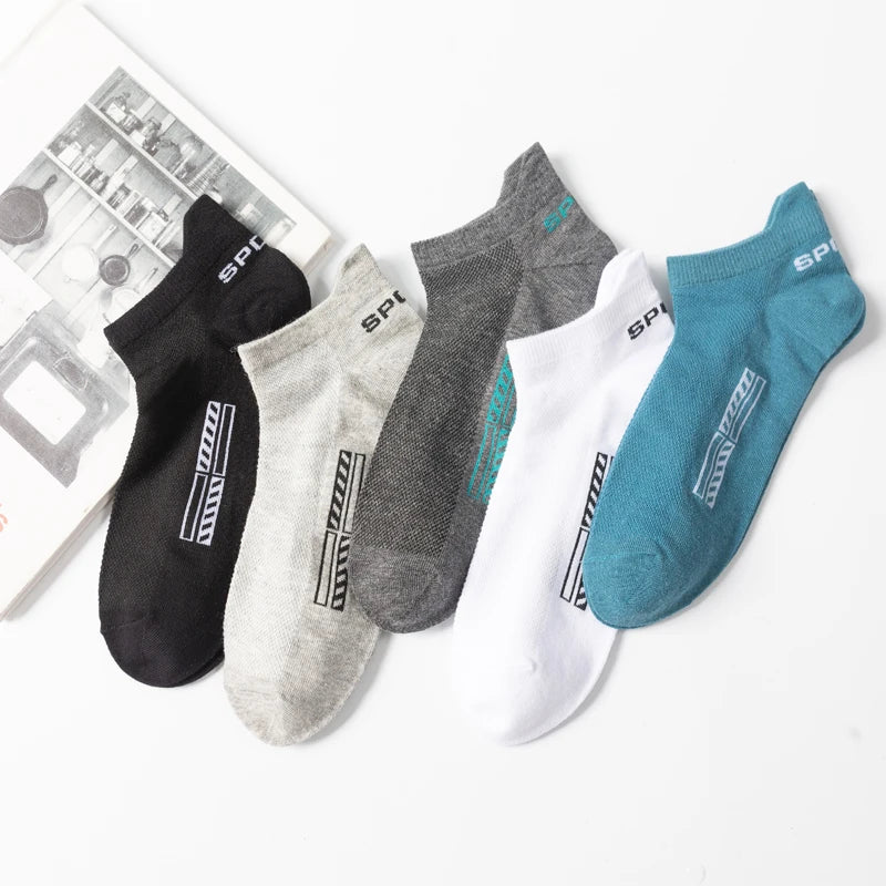 High Quality 10Pairs Men Socks Combed cotton 100% Summer Sports Sock Plus Size EUR38-48