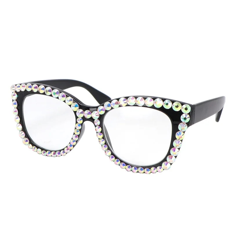 Rhinestone Blue Light Glasses