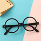 Fashion Round Glasses Frame Boys Girls Ultra Light Spectacle Frames Kids Eyewear Protection Without Glasses Lens