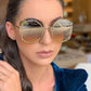 Rimless Fashion Sun Glasses