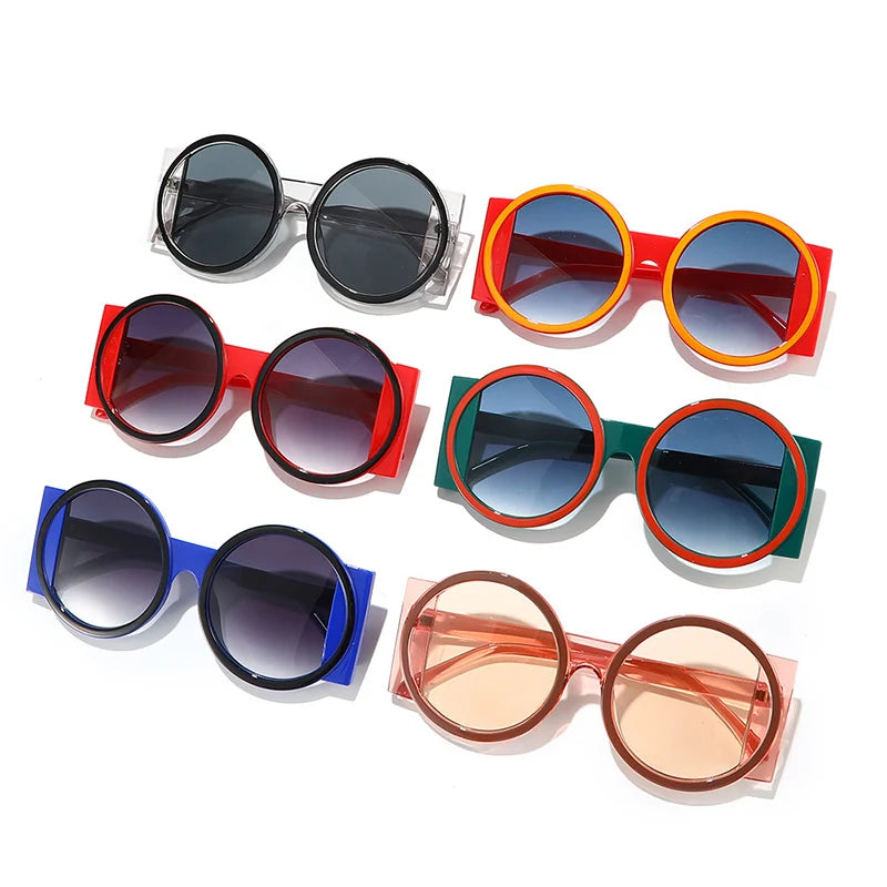 Fashion Oversized Round Sunglasses