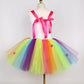 Candy Ice Cream Princess Dresses for Girls Rainbow Birthday Tutu Outfits Christmas Halloween Costumes Child Cake Smash Clothes