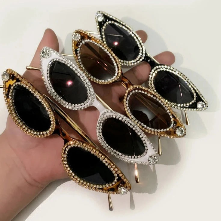 Fashion Rhinestone Cat Eye Eyewear