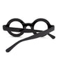 Retro Round Glasses Frame Women Transparent Fashion Leopard Black Computer Clear Eyeglasses Female  Eyewear