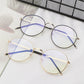 Classic Anti-Blue Light Blocking Glasses Women Men Round Optical Lenses Spectacle Computer Protection Goggles Reading Eyeglasses