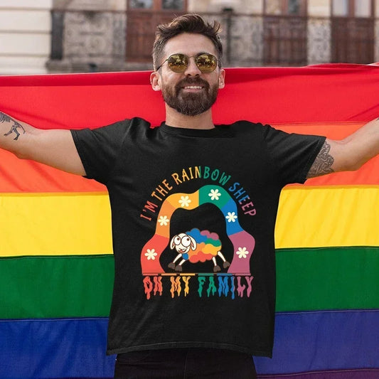 Pride Month Parade T ShirtsT Shirt Personality Tops Tee Unisex Oversized cotton T Shirt women clothing