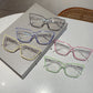 Triangle Cat Eye Rim Blue Light Blocking Eyeglasses