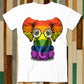 Glasses Baby Elephant Rainbow Gay Pride Soho LGBT T Shirt Adult Unisex Men Women Retro Design Tee Vintage Top A4897