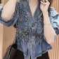 Denim Jacket Spring And Autumn Top For Women Women's Denim Jacket Jean Jacket For Women Denim Jacket Women Woman Coats Traf