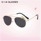 Kids Cute Sunglasses Metal Frame Children Sun Glasses Fashion Girls Outdoor Cycling Goggles Party Eyewear Photography Supplies